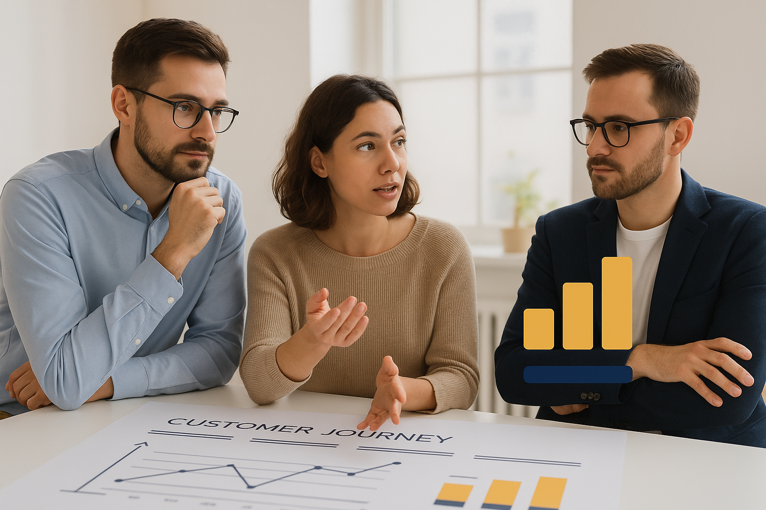 Cómo diseñar experiencias medibles que convierten: Blueprint CX aplicado a marcas emocionales Imagen que representa el concepto de experiencias medibles y conversiones en el contexto de Blueprint CX para marcas emocionales.